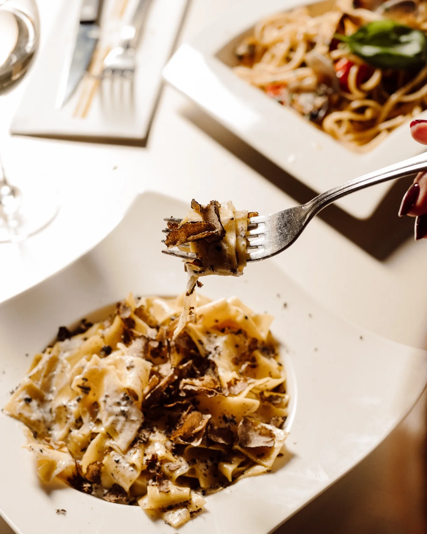 Pappardelle à la truffe fraîche